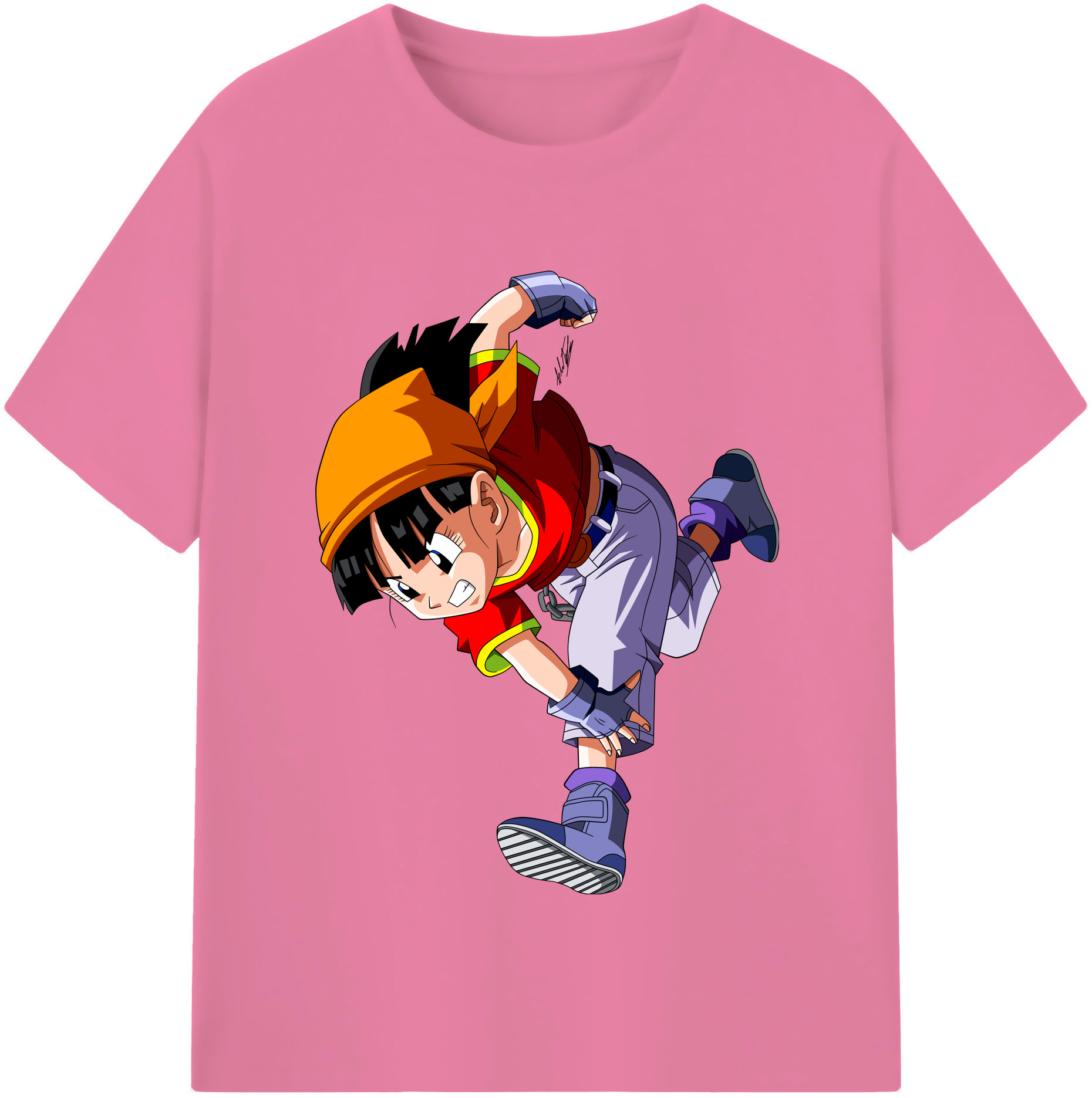 （画像用） ドラゴンボール パン DRAGON BALL Pan 綿100％半袖Tシャツ（フロントプリント）
